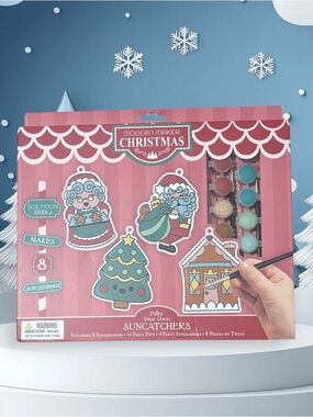 Modern Maker Christmas Paint-Your-Own Suncatchers